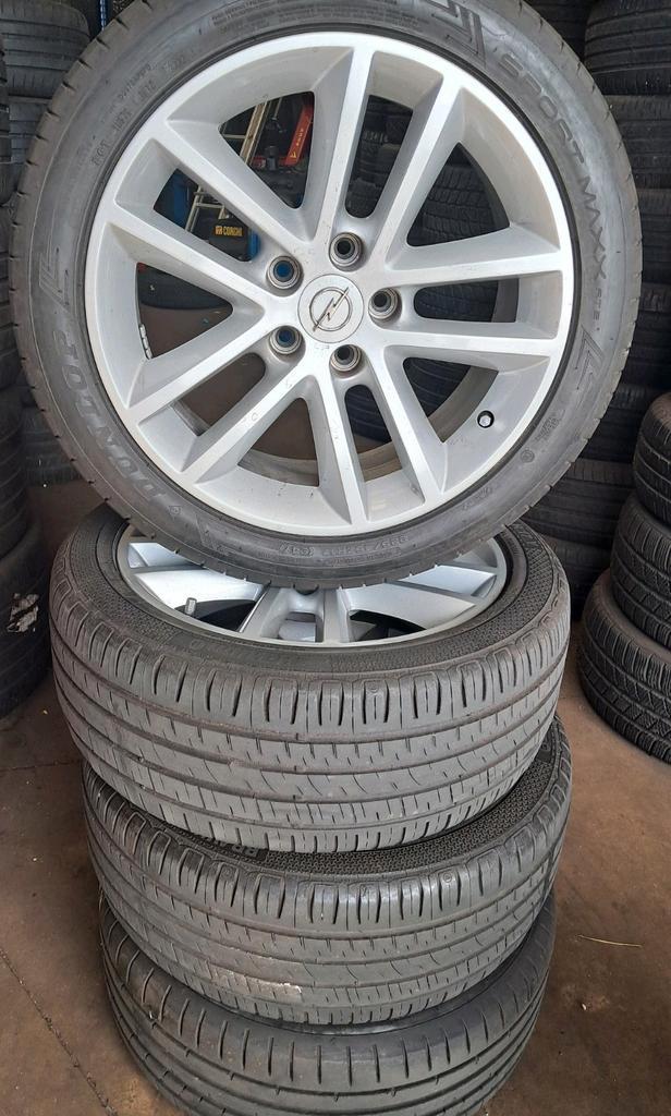 Original 17 inch Opel velgen met zomer banden, Auto-onderdelen, Besturing, Audi, Opel, Ophalen
