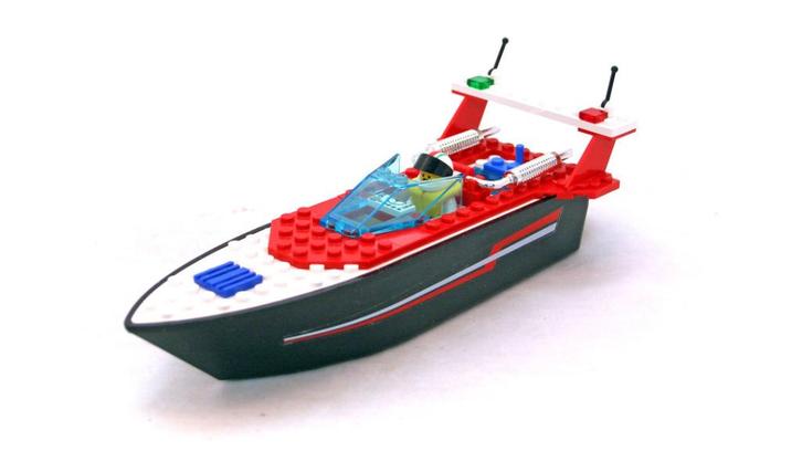 LEGO Boat boot 4002 Riptide Racer, Kinderen en Baby's, Speelgoed | Duplo en Lego, Zo goed als nieuw, Lego, Complete set, Ophalen of Verzenden