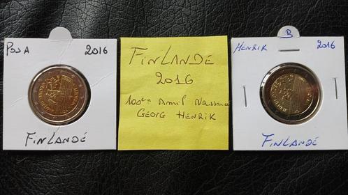 2 € commémorative Finlande 2016 " Georg Henrik", Postzegels en Munten, Munten | Europa | Euromunten, Losse munt, 2 euro, Finland