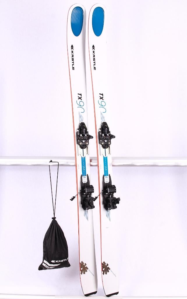 168 toerski's KASTLE TX 90, blue/white, dual rise, Gebruikt, Ophalen of Verzenden, Carve, Ski's