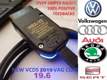 VCDS vagcom versie 23.3 REAL HEX V2 Audi-VW-Seat-Skoda beschikbaar voor biedingen