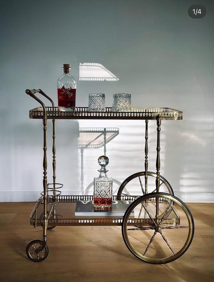 Bar cart, Huis en Inrichting, Barren, Zo goed als nieuw, Ophalen