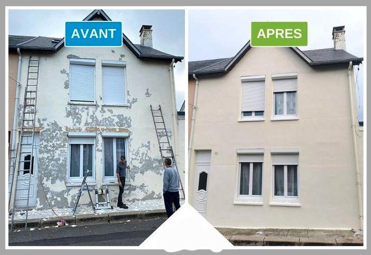 Rénovation façades fenêtres Peinture de qualité clic ici...., Doe-het-zelf en Bouw, Glas en Ramen, Ophalen of Verzenden