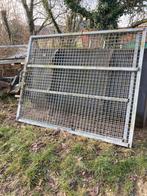 4 dubbele gegalvaniseerde poorten, Tuin en Terras, Ophalen, Zo goed als nieuw