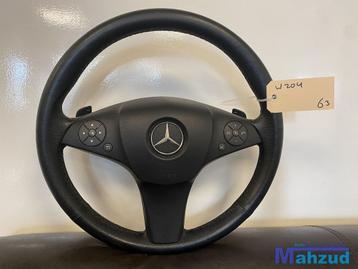 MERCEDES W204 C-KLASSE Leer stuurwiel stuur airbag flipper beschikbaar voor biedingen