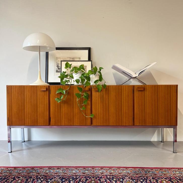 Vintage dressoir, sideboard, teak, Huis en Inrichting, Kasten | Wandmeubels, Gebruikt, Ophalen of Verzenden