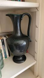 Oude kruik vaas zwart groen, Antiquités & Art, Antiquités | Vases, Enlèvement ou Envoi