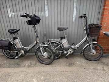 Silent force elektrische plooifietsen, Enlèvement, Comme neuf, 30 à 50 km par batterie