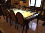 Billiard en acajou, Ophalen