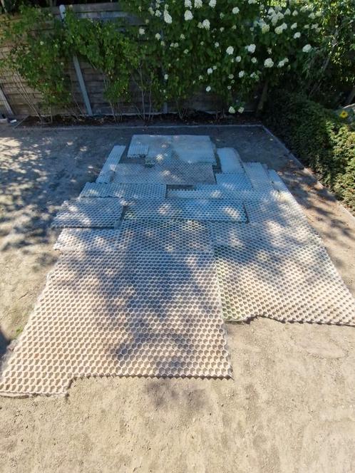 ECCOgravel 3cm HDPE wit, Tuin en Terras, Terrasdelen en Vlonders, Gebruikt, Ophalen