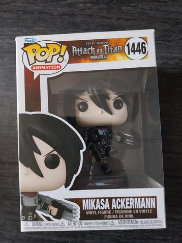 Mikasa Ackermann, L'Attaque des Titans - Funko Pop, Enlèvement, Comme neuf