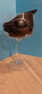 Abbaye - Abdy   FLOREFFE  anno 1121  gezuurd ., Verzamelen, Biermerken, Ophalen of Verzenden, Zo goed als nieuw, Glas of Glazen