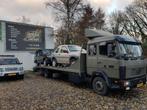 Mercedes-Benz 1117L oprijwagen met slaapcabine, Te koop, Groen, Diesel, BTW verrekenbaar