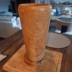Joli vase en bois massif, Maison & Meubles, Accessoires pour la Maison | Vases, Enlèvement