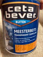 Cetabever transparante beits licht eiken 0,75liter, Ophalen of Verzenden, Nieuw, Hout