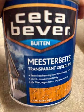 Cetabever transparante beits licht eiken 0,75liter beschikbaar voor biedingen