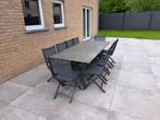 Table extérieur 4 SEASONS OUTDOOR + 10 chaises, Jardin & Terrasse, Rectangulaire, Enlèvement, Utilisé, Aluminium