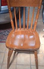 4 chaises en chêne très robustes, 50 euros pour les 4 ensemb, Enlèvement