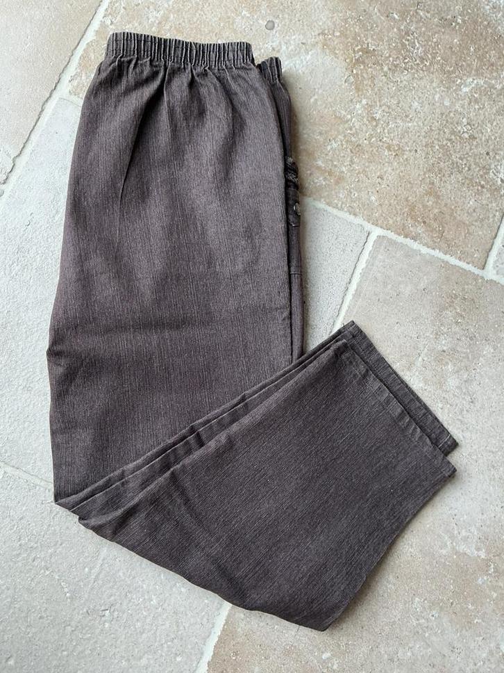 Bruine jeans dames, Vue sur mer, maat 48, Kleding | Dames, Broeken en Pantalons, Gedragen, Maat 46/48 (XL) of groter, Ophalen of Verzenden