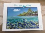 Puzzel Innovakids 1500 stukjes Malediven, Ophalen of Verzenden, 500 t/m 1500 stukjes, Gebruikt, Legpuzzel