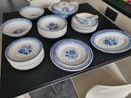 Antiek blauw servies, Antiek en Kunst, Ophalen of Verzenden