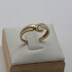 Gouden ring 8k 333 met steen maat 18, Handtassen en Accessoires, Ringen, 18 tot 19, Ophalen of Verzenden, Zo goed als nieuw, Met edelsteen