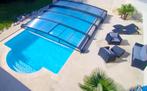 Abri piscine télescopique, Jardin & Terrasse, Enlèvement ou Envoi, Couverture de piscine, Neuf