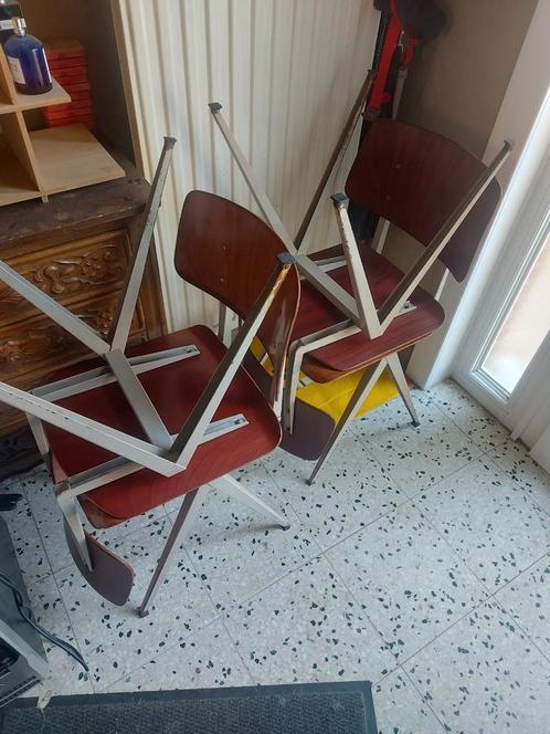 Galvanitas schoolstoel, jaren 60, model s16, Antiek en Kunst, Antiek | Meubels | Stoelen en Sofa's, Ophalen