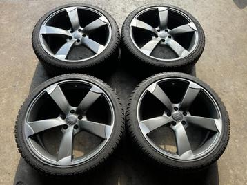 5x112 20 inch Audi A6 C7, A7 S7 Q3 Velgen + Banden 255/35/20 beschikbaar voor biedingen