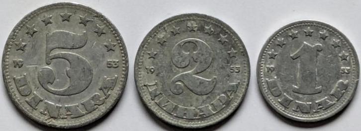 Joegoslavië - muntenset, Postzegels en Munten, Munten | Europa | Niet-Euromunten, Setje, Joegoslavië, Ophalen