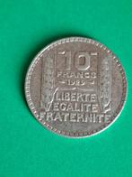 1929 France 10 francs en argent Turin, Envoi, France, Monnaie en vrac, Argent