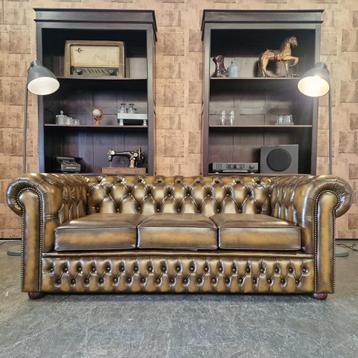 Chesterfield Chesham 3-zits - Antiek Goud // NIEUW! beschikbaar voor biedingen