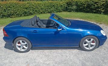 Mercedes SLK 320 automatique - seulement 89000km, Autos, Cuir, Achat, Carnet d'entretien, Noir
