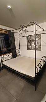 French canopy bed - 160x200, Huis en Inrichting, Zwart, Tweepersoons, Zo goed als nieuw, 200 cm