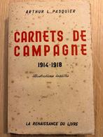 Carnets de campagne 1914-1918, Avant 1940, Utilisé, Armée de terre, Enlèvement ou Envoi