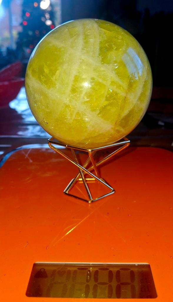 Citrine bol 788 g – steen van overvloed & positieve energie, Verzamelen, Mineralen en Fossielen, Ophalen of Verzenden