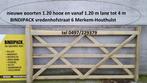 houten poorten , hekkens met of zonder boog, Dieren en Toebehoren, Stalling en Weidegang