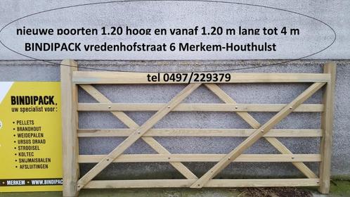 houten poorten , hekkens met of zonder boog, Dieren en Toebehoren, Stalling en Weidegang