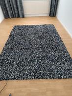 Te koop: Vloerkleed wol 230x160 kleur zwart met wit, Maison & Meubles, Ameublement | Tapis & Moquettes, 150 à 200 cm, Comme neuf