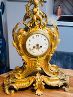 Grote bronzen barok klok, Ophalen of Verzenden