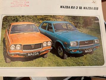 Brochure 1973 Mazda RX3/818 nieuw beschikbaar voor biedingen