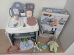 Smoby verzorgingstafel mét pop en toebehoren Baby Care, Ophalen, Zo goed als nieuw