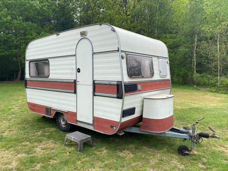 GEZOCHT CARAVAN., Caravans en Kamperen, Caravans, Particulier, 500 - 750 kg, Ophalen