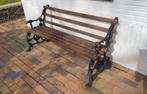 banc jardin  fonte et teck, Tuin en Terras, Tuinbanken, Ophalen, Gebruikt, Metaal