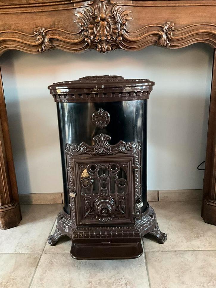 Poêle Godin, Maison & Meubles, Poêles, Utilisé, Enlèvement