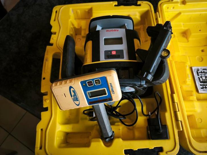 Rotatie laser Leica Rugby CLH CLX001, Doe-het-zelf en Bouw, Meetapparatuur, Gebruikt, Afstand, Ophalen of Verzenden