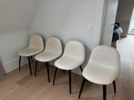 GUBI 3D design chair by KOMPLOT - Wit leder - zwart gebeitst, GUBI 3D Lounge chair, Comme neuf, Enlèvement, Blanc