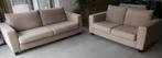 zetels (3zit+2zit ) zeer goede staat! dringend weg, Huis en Inrichting, Zetels | Zetels, Ophalen, Stof, Zo goed als nieuw, Rechte bank