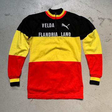 Flandria Velda Lano 1978 BK Pollentier wielertrui koerstrui