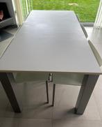 Eettafel met 6 stoelen, Huis en Inrichting, Ophalen, Gebruikt, Modern strak, 200 cm of meer